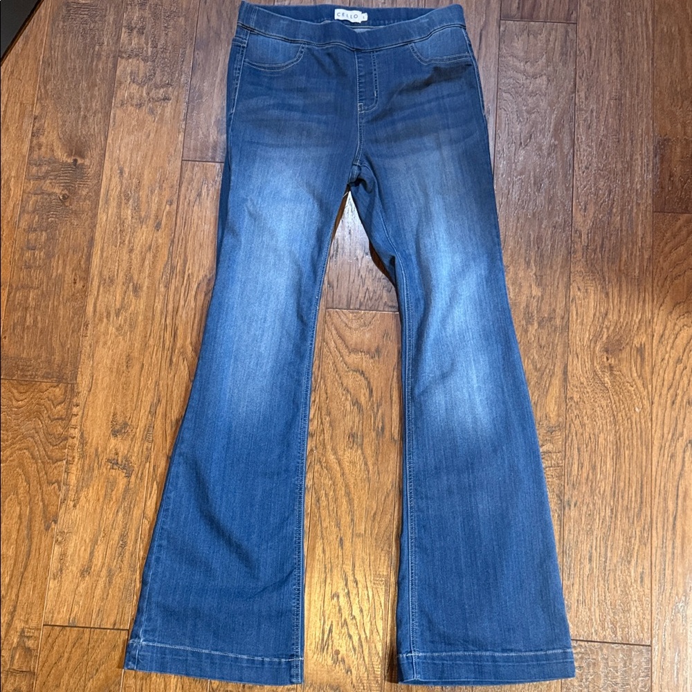 Cello Dark Blue Flare Jeans